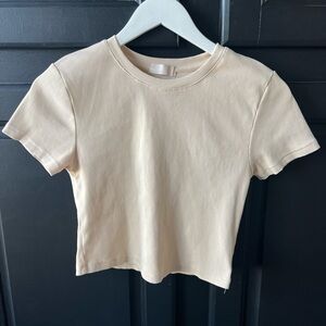 nuuds Cream Short Sleeve Tee